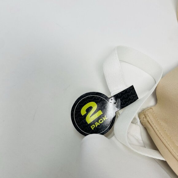 Maidenform Self Expressions Womens 36DD 2 Pack T-Shirt Bra 5701 Latte/White 1596 - Picture 6 of 9